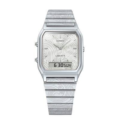 Title: Casio Vintage x Liberty AQ-230ELT-7A Silver Watch