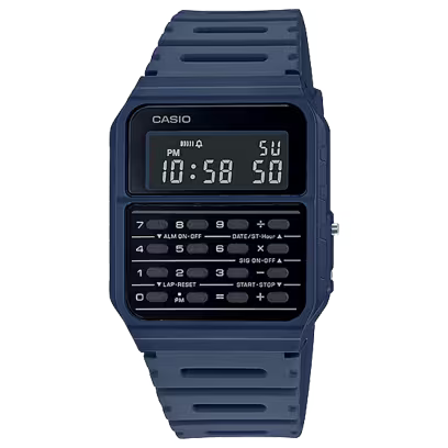 Casio Vintage CA-53WF-2B Unisex Blue Calculator