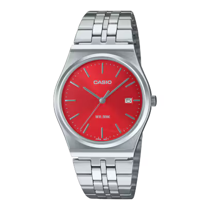 Casio MTP-B145D-4A2V Vintage Red Dial Watch