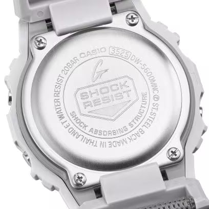 Title: Casio G-SHOCK DW-5600MNC-7A8 White & Grey Digital Watch