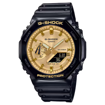 Casio G-SHOCK GA-2100GB-1ADR Black & Gold