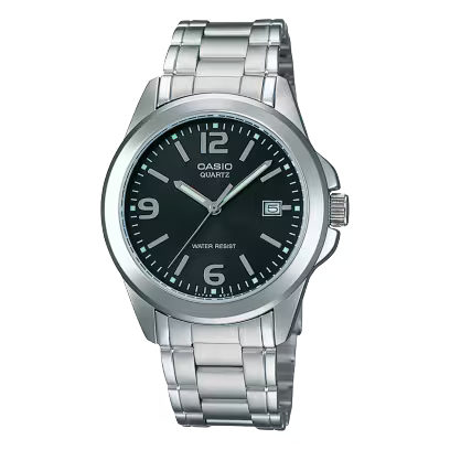 Casio MTP-1215A-1AD Black Dial Watch