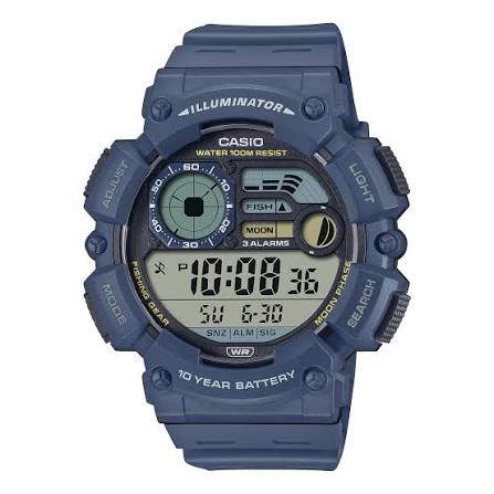 Casio WS-1500H-2A Men's Digital Blue