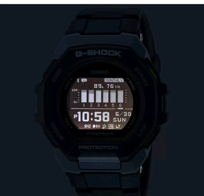 Casio G-SHOCK G-SQUAD GBD-300-1DR – Bluetooth Fitness Watch – Black