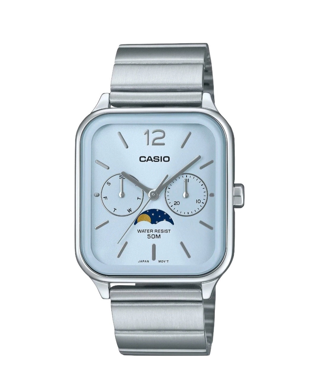 Casio MTP-M305D-2A Moon Phase Analog Watch