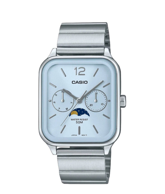 Casio MTP-M305D-2A Moon Phase Analog Watch