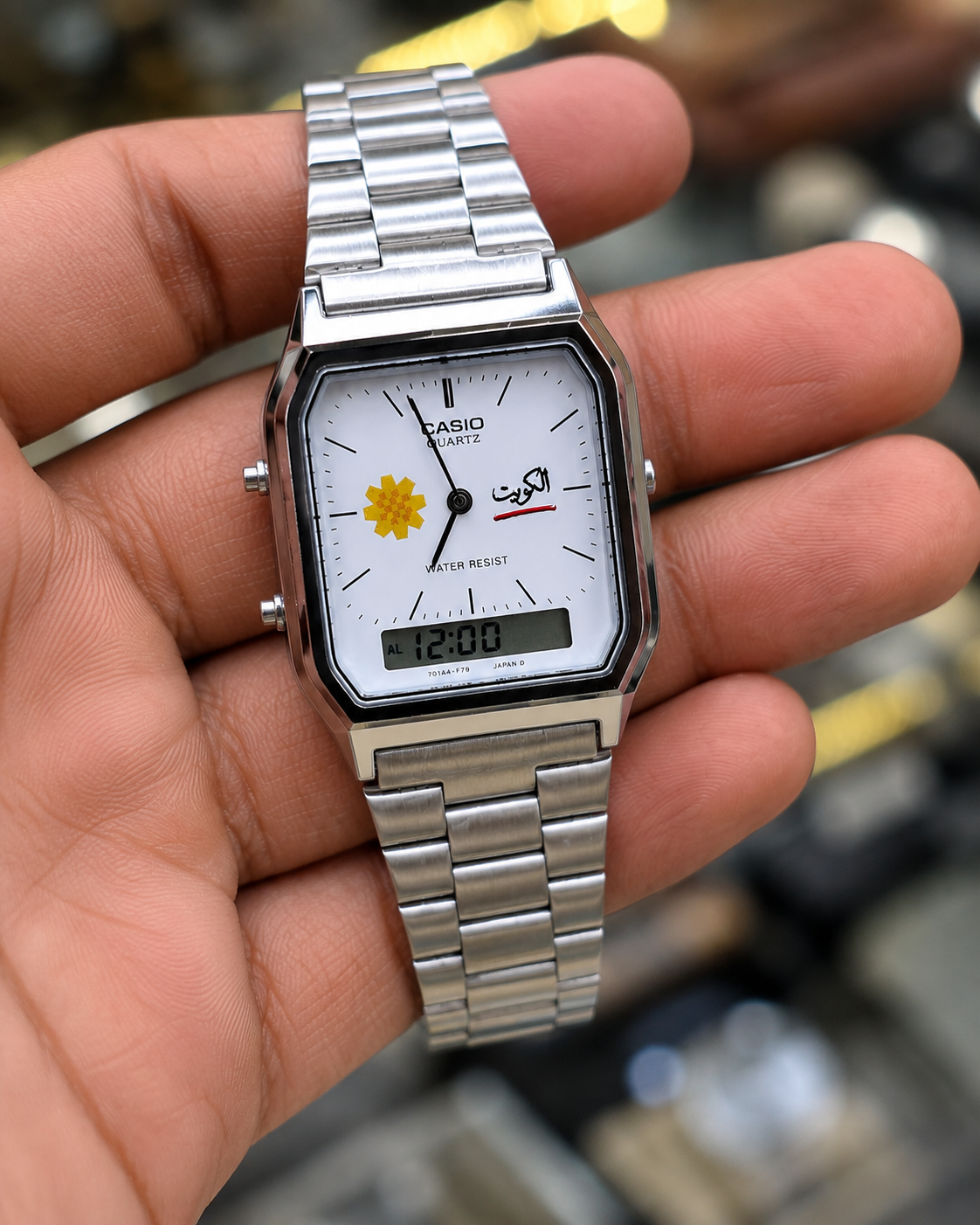 CASIO WHITE DIAL- AL-ARFAJ EDITION