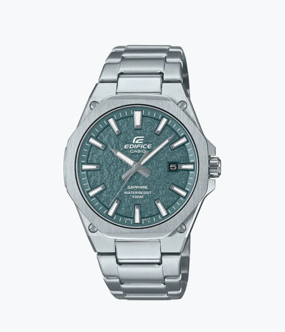 Casio Edifice EFR-S108DE-3A | Green Dial Stainless Steel Watch | 100% Original