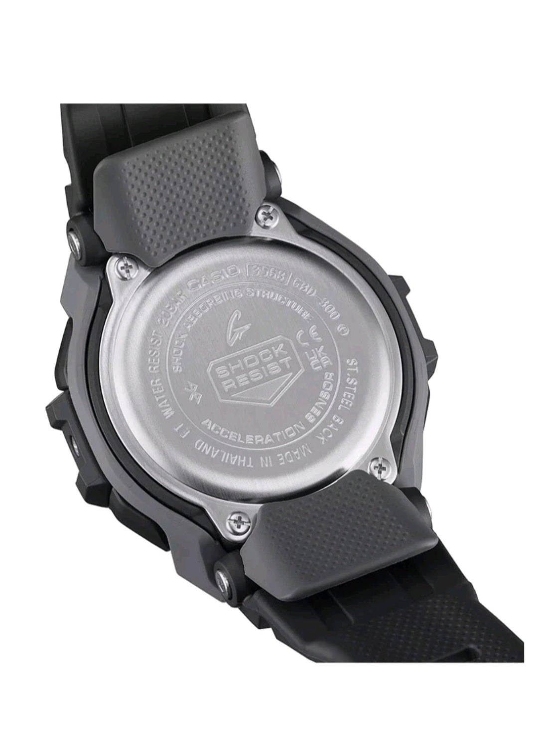 Casio G-SHOCK G-SQUAD GBD-300-1DR – Bluetooth Fitness Watch – Black