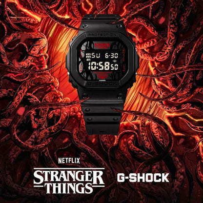Casio G-SHOCK × Stranger Things إصدار محدود DW-5600STT-1D