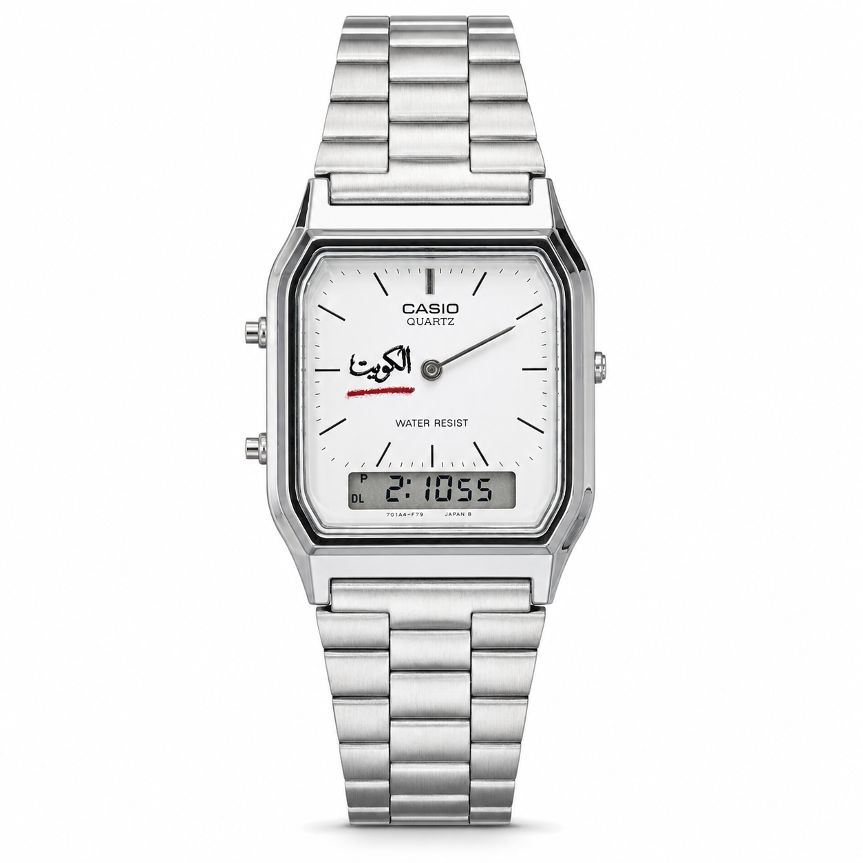 Casio Vintage Analog-Digital Watch – الكويت Customized Dial