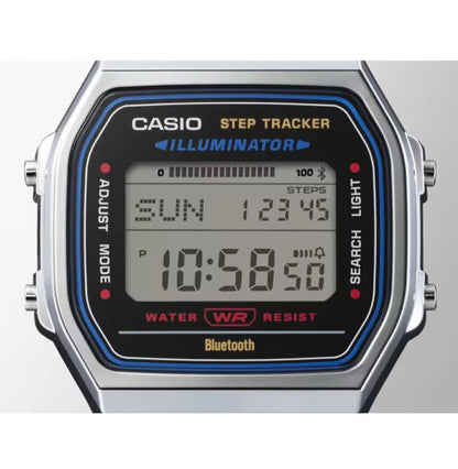 Casio ABL-100WE-1ADF Bluetooth Digital Watch with Step Tracker