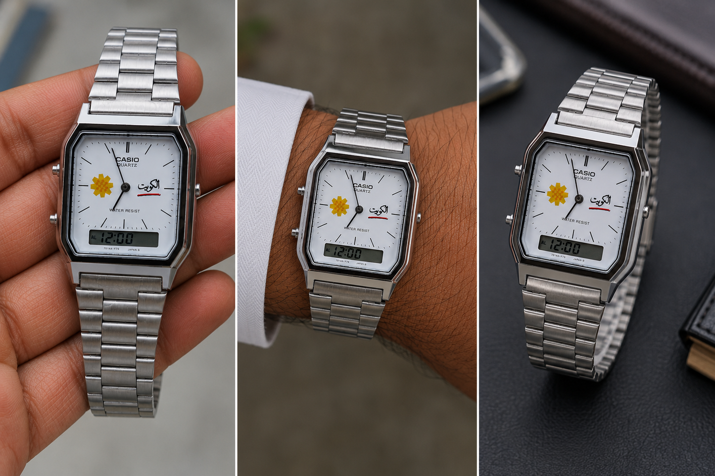 CASIO WHITE DIAL- AL-ARFAJ EDITION