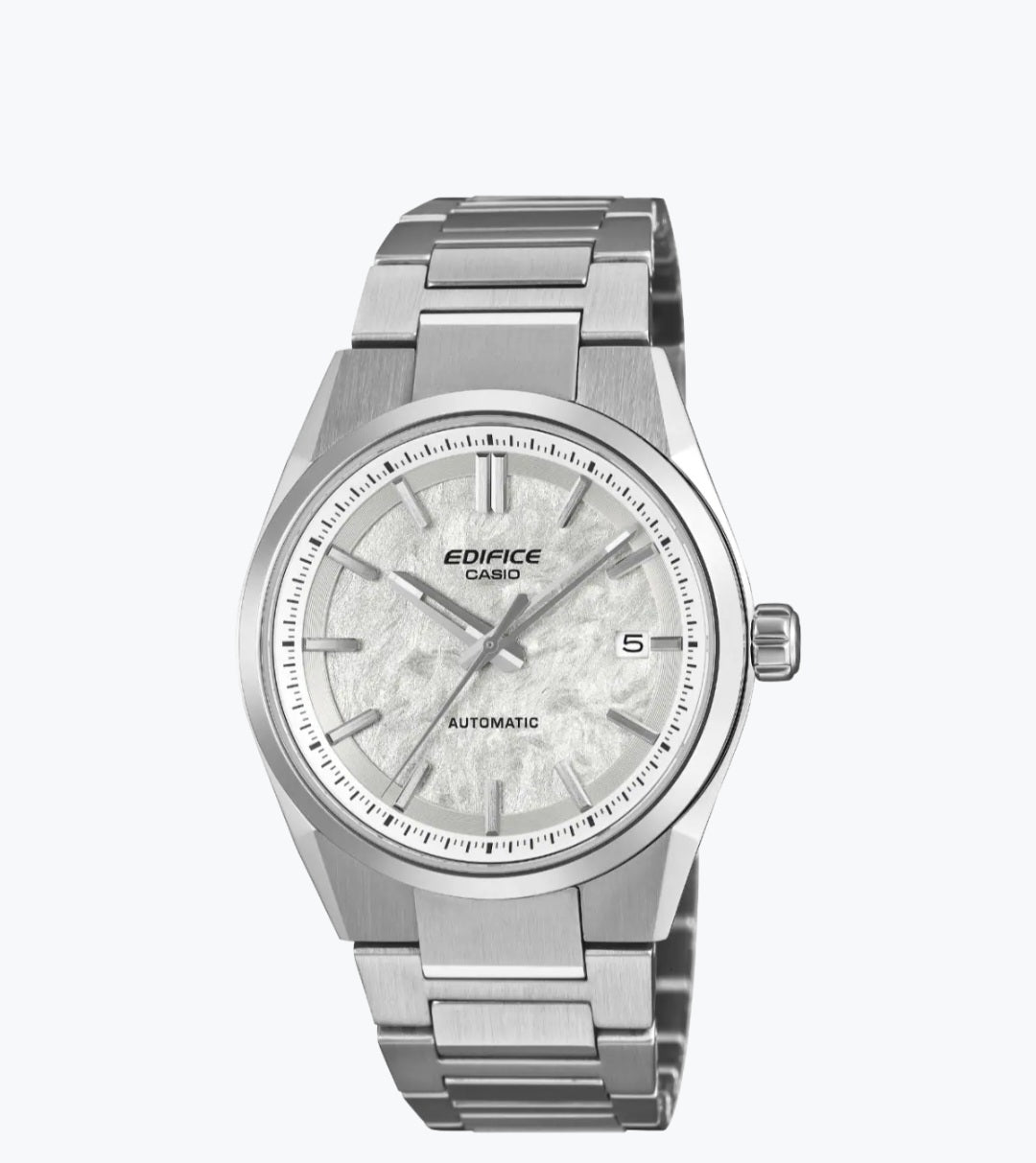 Casio Edifice EFK-110D-7A Automatic | White Dial Stainless Steel | 100% Original