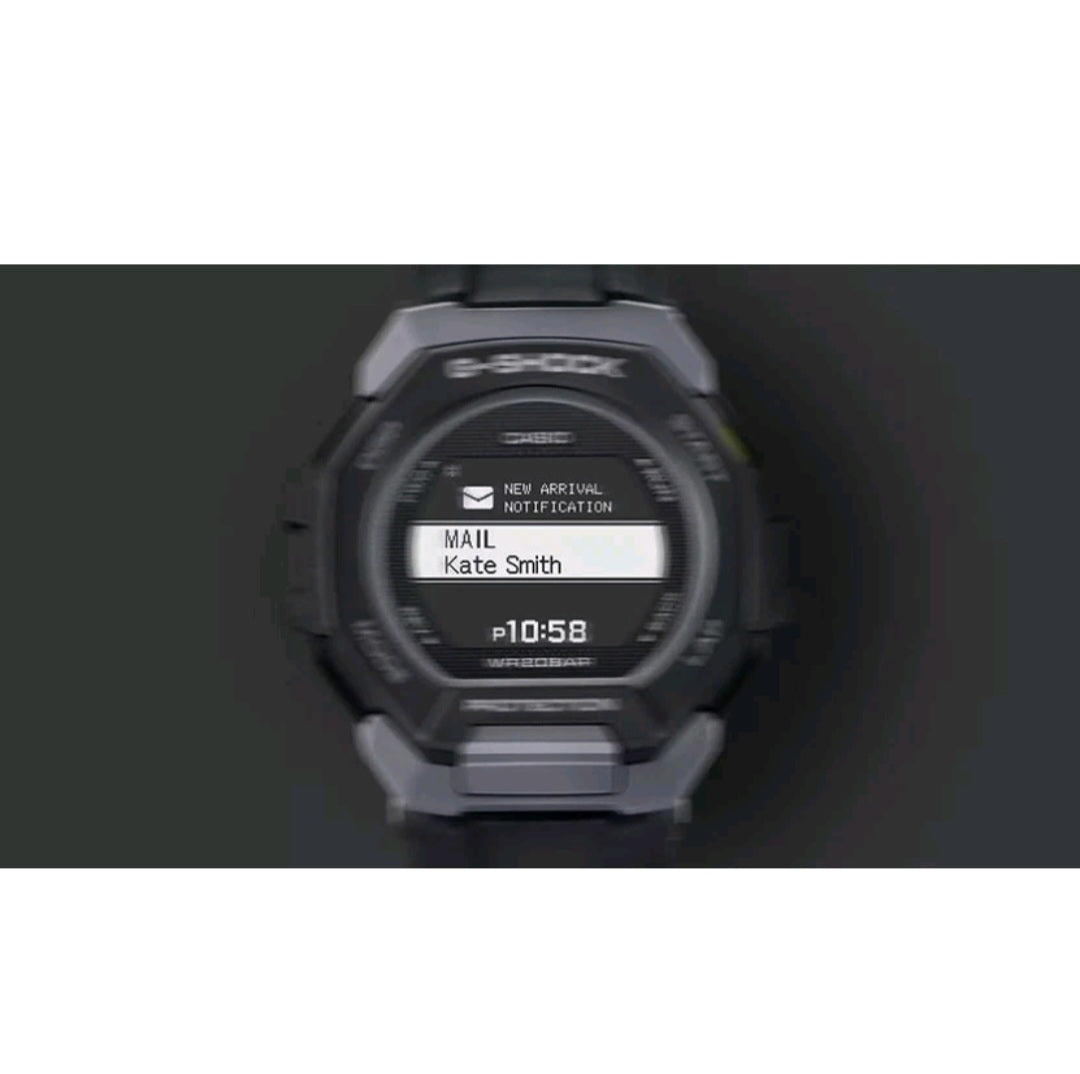 Casio G-SHOCK G-SQUAD GBD-300-1DR – Bluetooth Fitness Watch – Black
