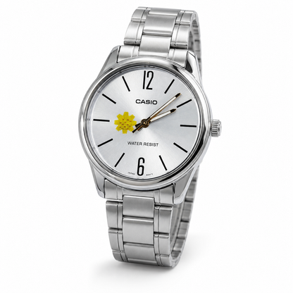 Casio, Al Arfaj, Kuwait Edition, Customized Watch, Silver Watch, Classic Watch, Gift Watch