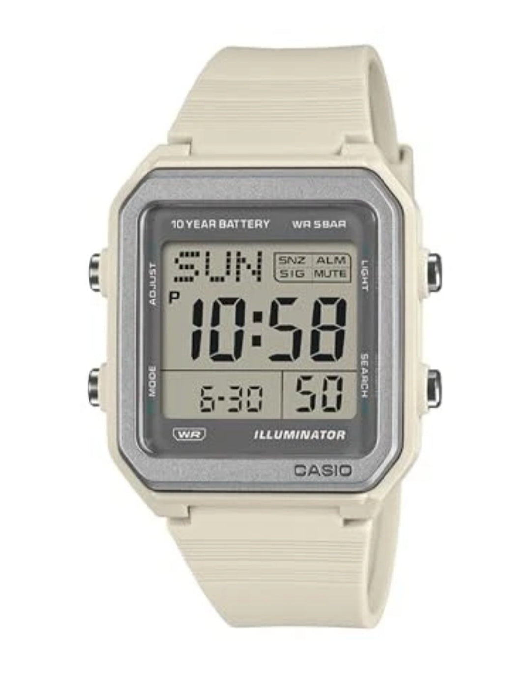 Casio W-221H-8AV Digital Watch | 10-Year Battery | 50M Water Resistant | Original