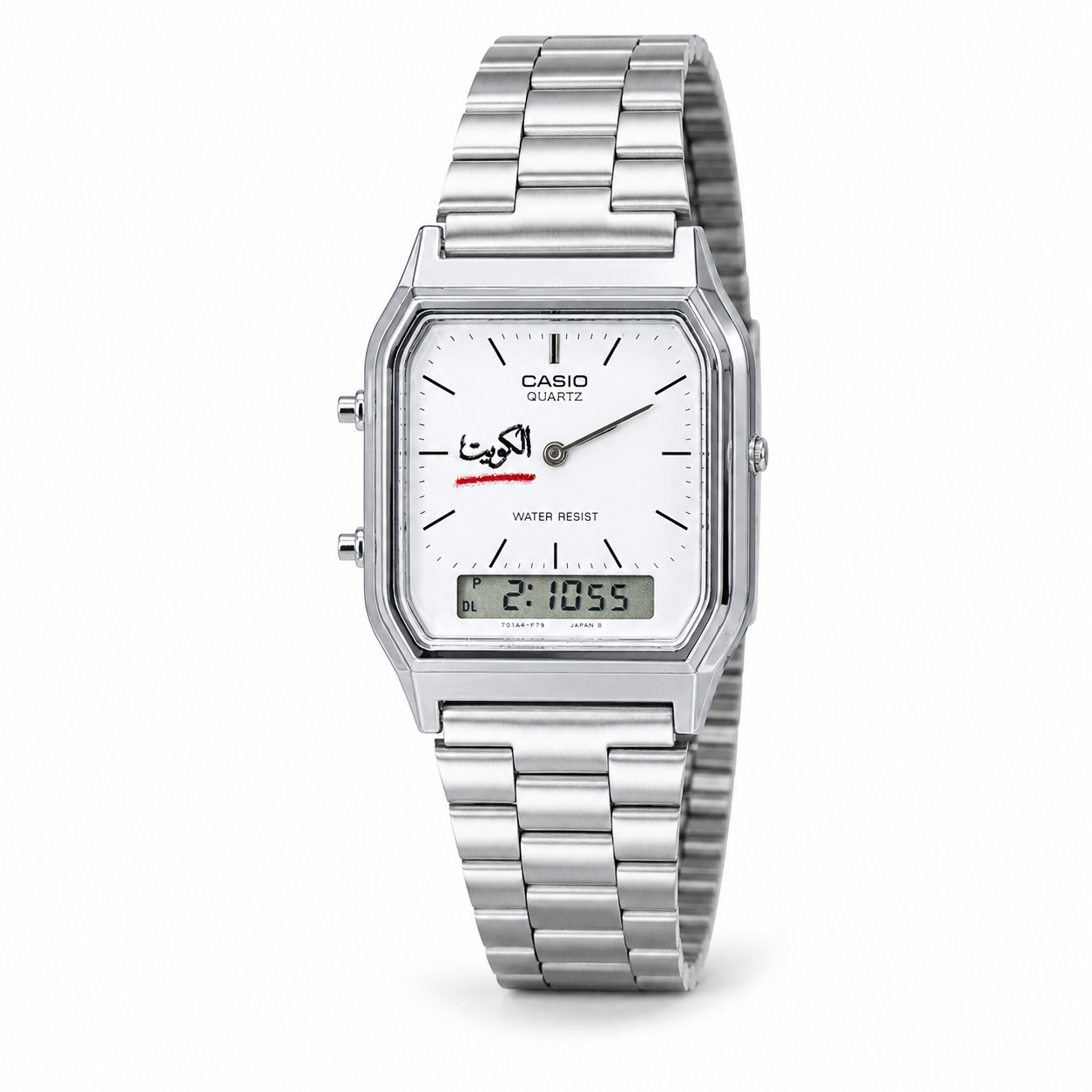 Casio Vintage Analog-Digital Watch – الكويت Customized Dial