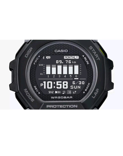 Casio G-SHOCK G-SQUAD GBD-300-1DR – Bluetooth Fitness Watch – Black