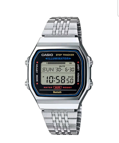 Casio ABL-100WE-1ADF Bluetooth Digital Watch with Step Tracker