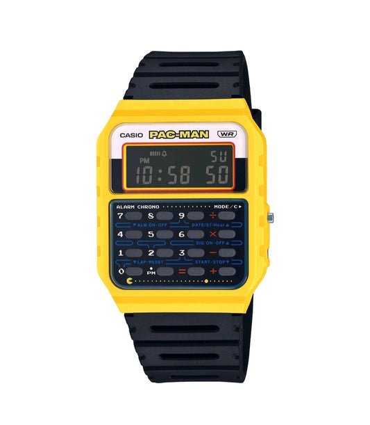 Casio CA-53WPC-1B Pac-Man Limited Edition Calculator Watch | Original Vintage Collection