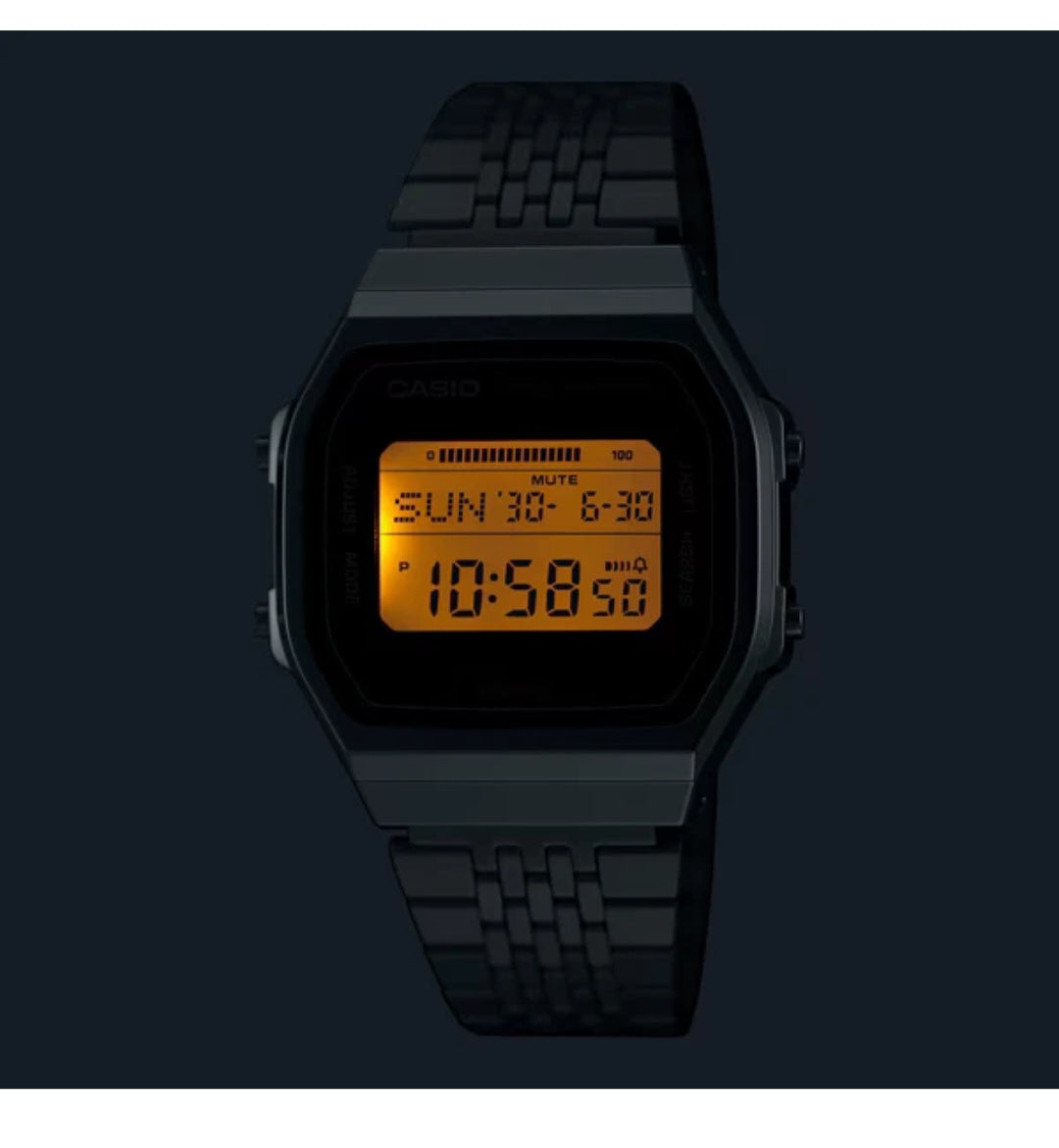 Casio ABL-100WE-1ADF Bluetooth Digital Watch with Step Tracker