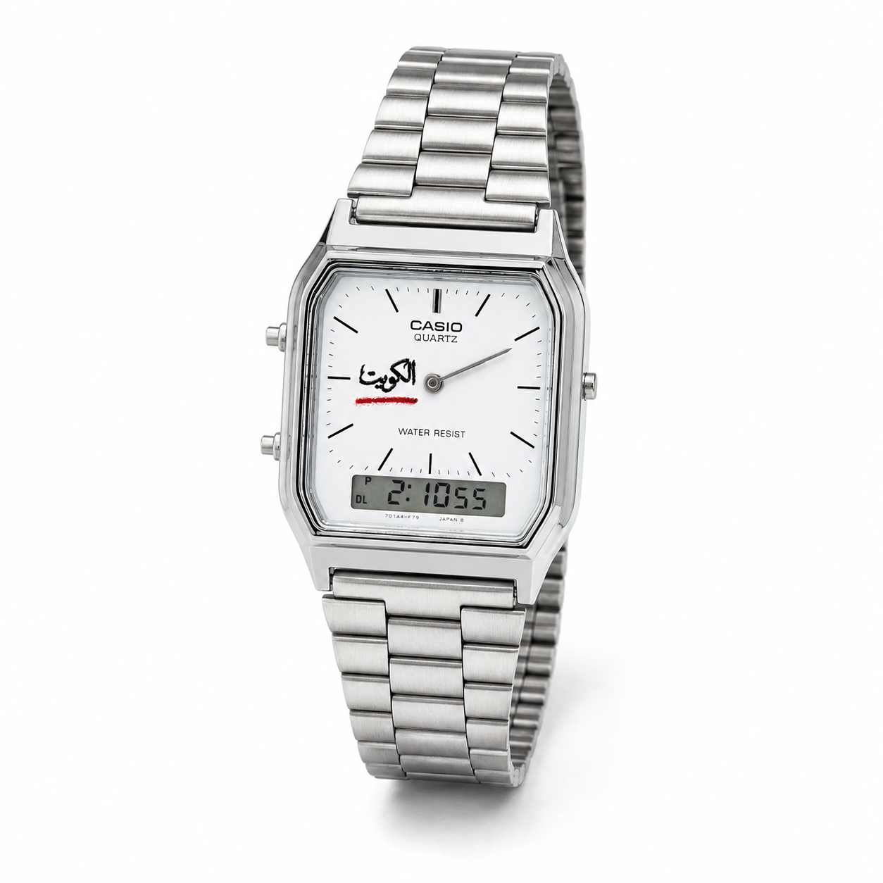 Casio Vintage Analog-Digital Watch – الكويت Customized Dial