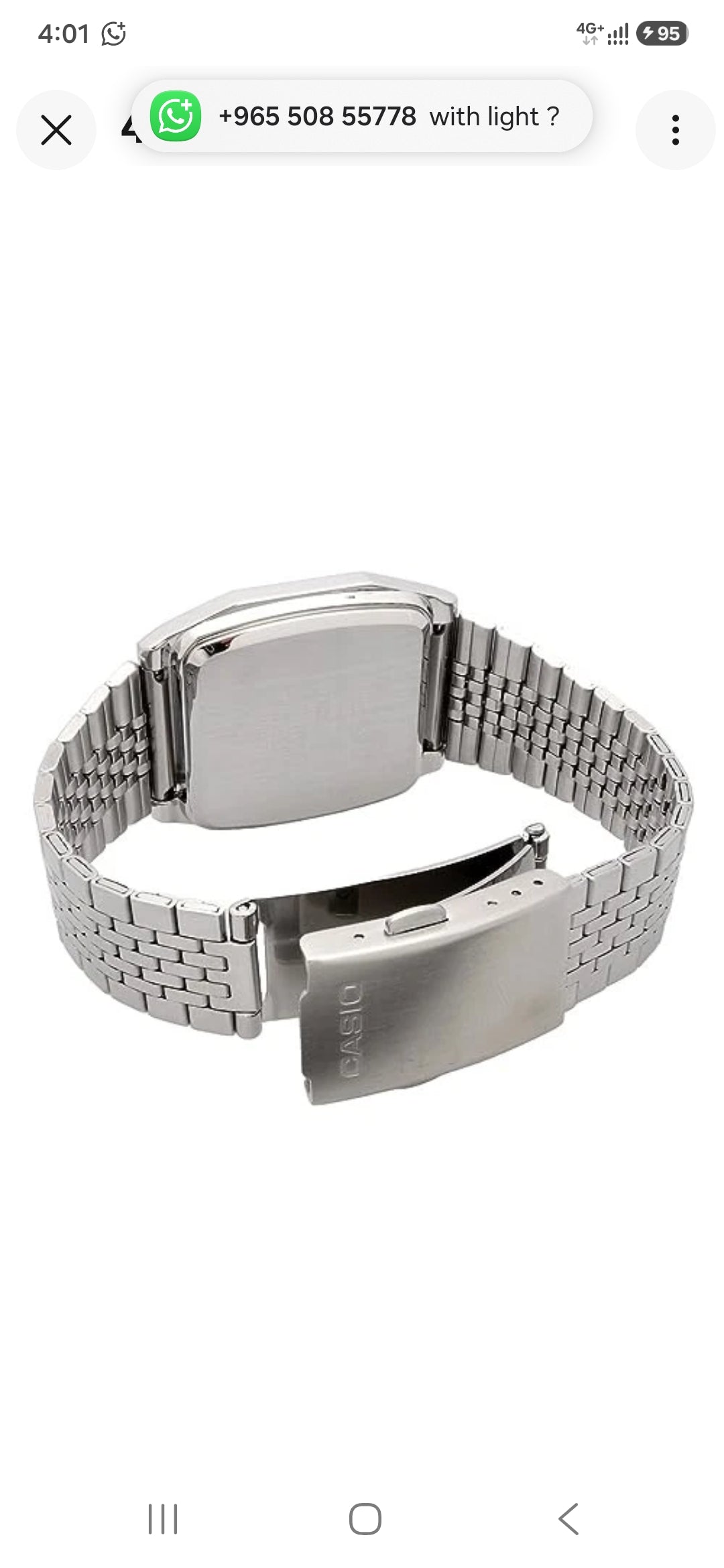 Casio A1100D-1 Reissue Vintage Digital Watch