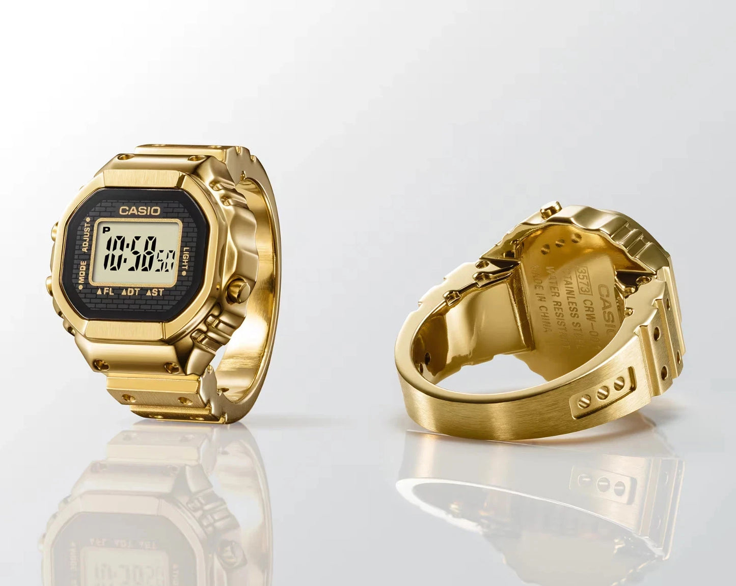 Casio Gold Ring Watch (CRW001G-9) Limited Edition