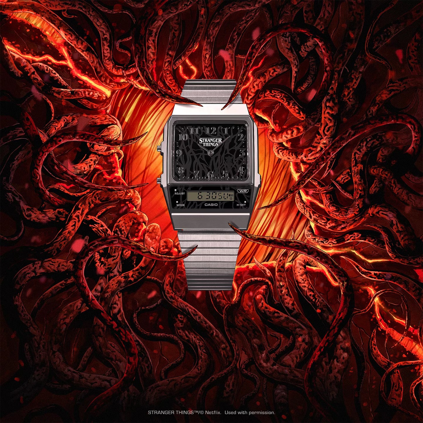 Casio AQ-800EST-1A Stranger Things Limited Edition Vintage Analog-Digital Watch