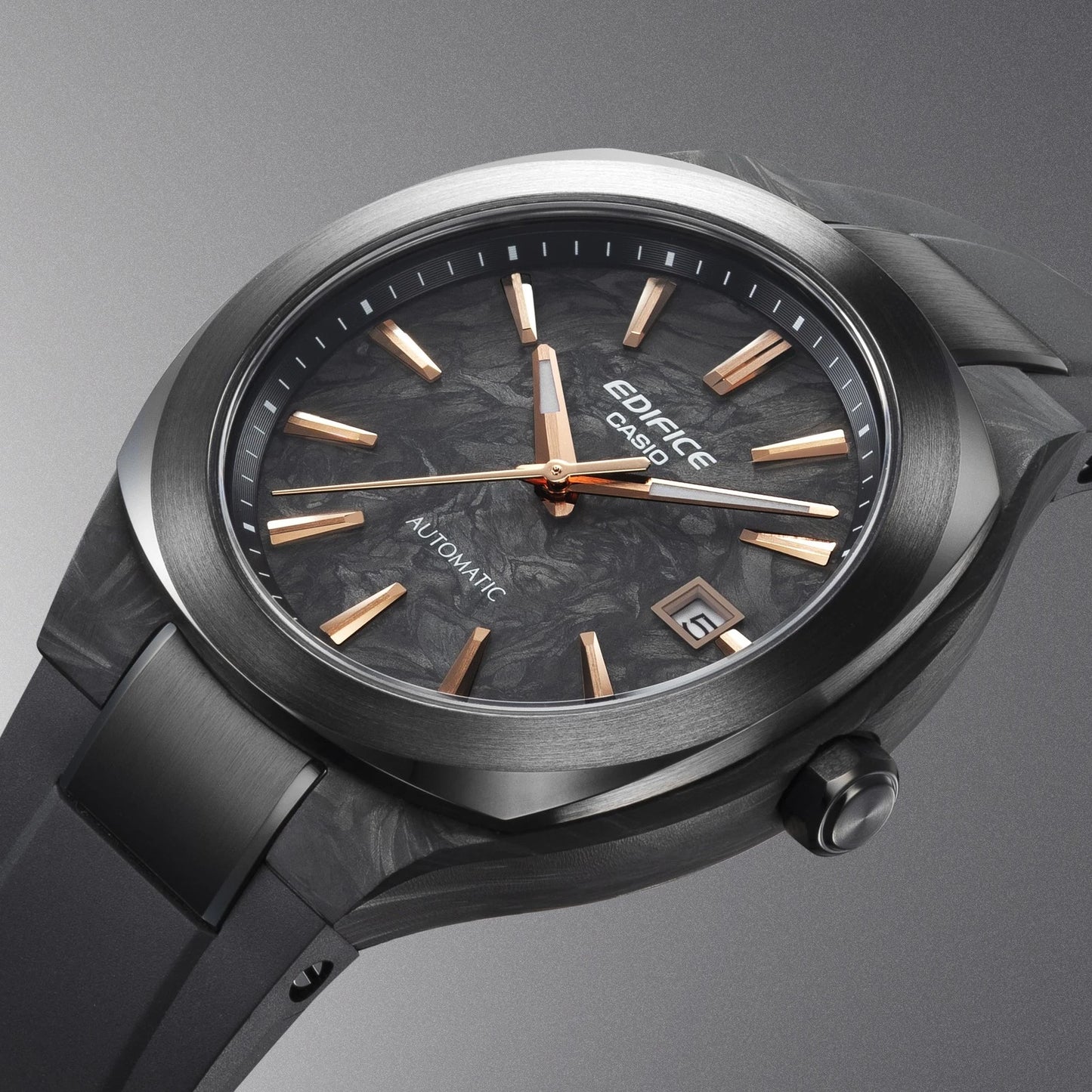 CASIO Automatic Wristwatch EDIFICE EFK-200XPB-1AER Carbon Black Sub 100mt
