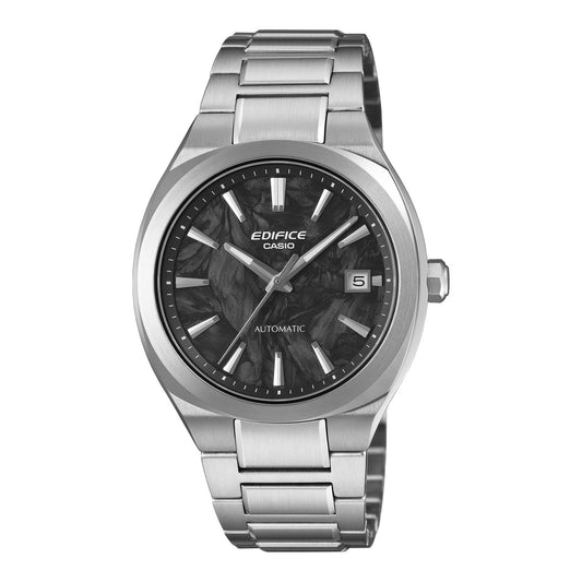 Casio Edifice EFK-200CD-1AER Automatic Men's Stainless Steel Black Forged Carbon Dial Watch Sapphire Crystal 100M