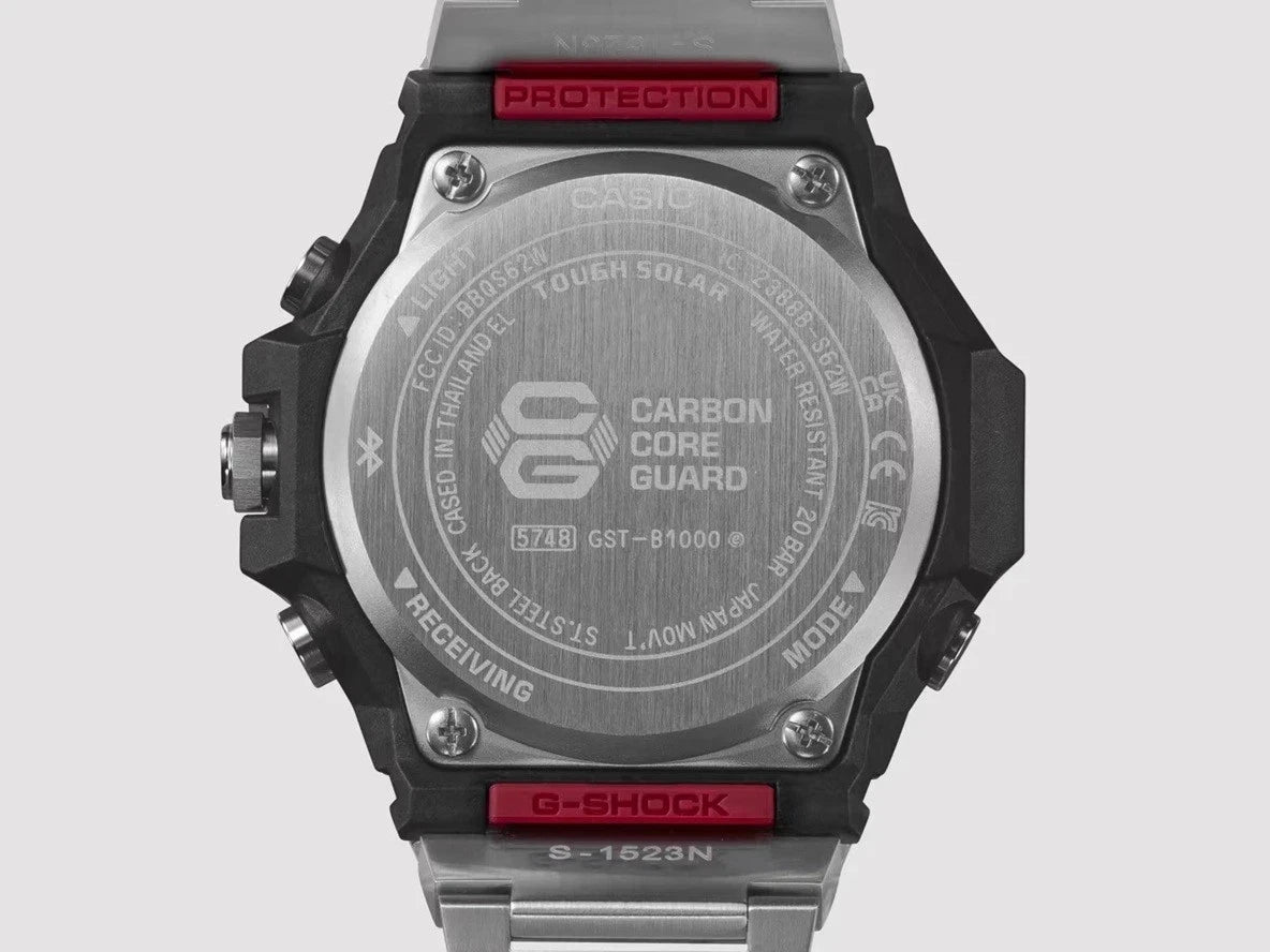 Casio G-SHOCK G-STEEL GST-B1000BD-1ADR Tough Solar Bluetooth Black IP Stainless Steel Watch 200M