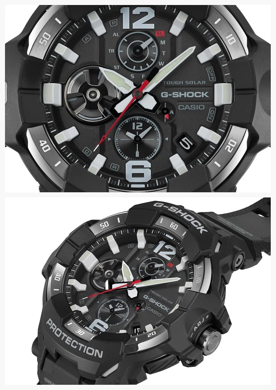 Casio G-SHOCK GRAVITYMASTER GR-B300EC-1ADR Tough Solar Bluetooth Men's Aviation Watch 200M