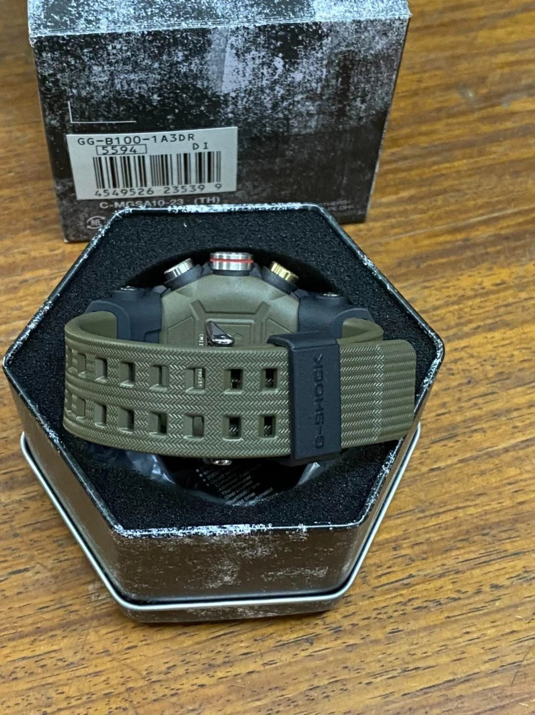 Casio G-SHOCK GG-B100-1A3 MUDMASTER Carbon Core Guard Quad Sensor Bluetooth Watch | 200M WR