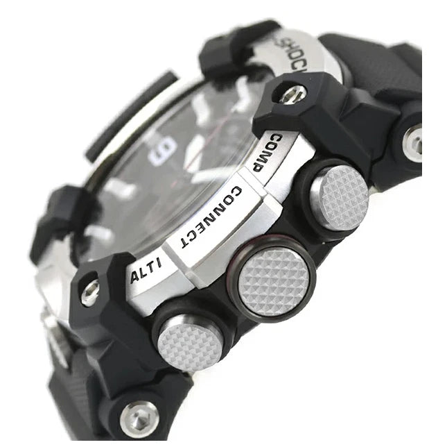 Casio G-SHOCK GG-B100XM-1ADR MUDMASTER Carbon Core Guard Bluetooth Quad Sensor Watch | Stainless Steel Bezel | 200M WR