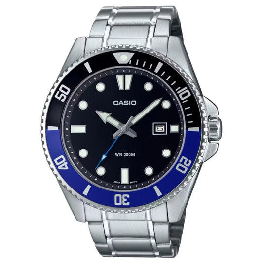 Casio MDV-107-1A2 Duro Blue Dial Dive Watch