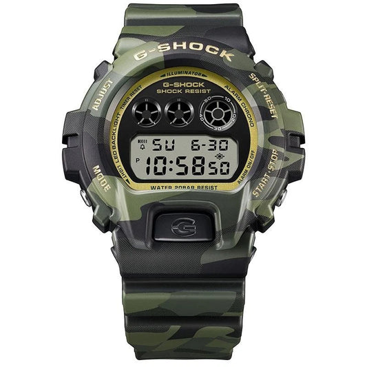 Casio G-SHOCK DW-6900CMG-3JF Bold Camo Green Digital Watch