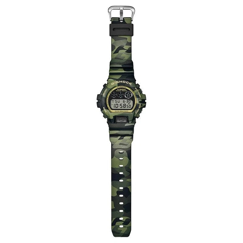 Casio G-SHOCK DW-6900CMG-3JF Bold Camo Green Digital Watch