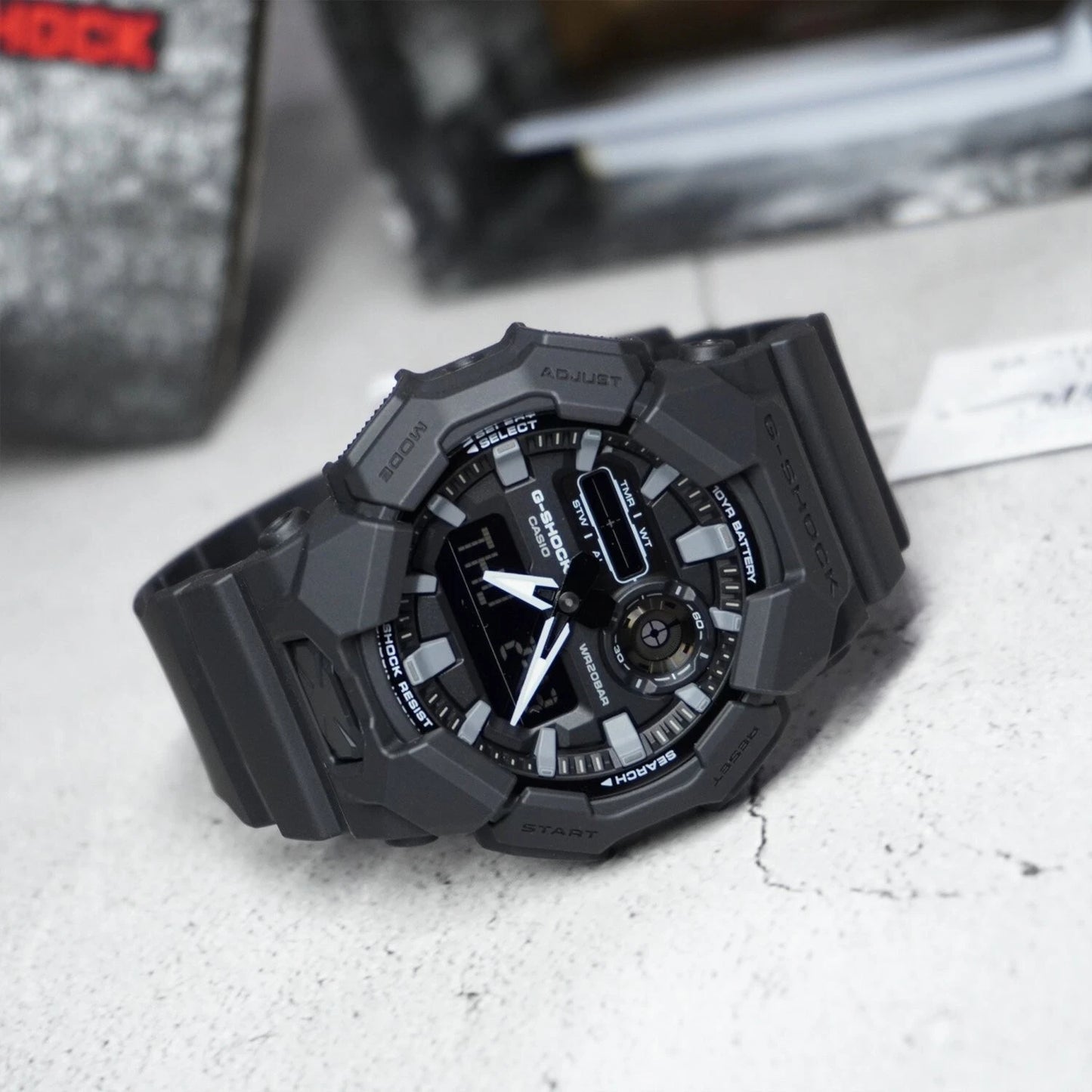 Casio G-SHOCK GA-010-1A1DR Black Analog-Digital Watch