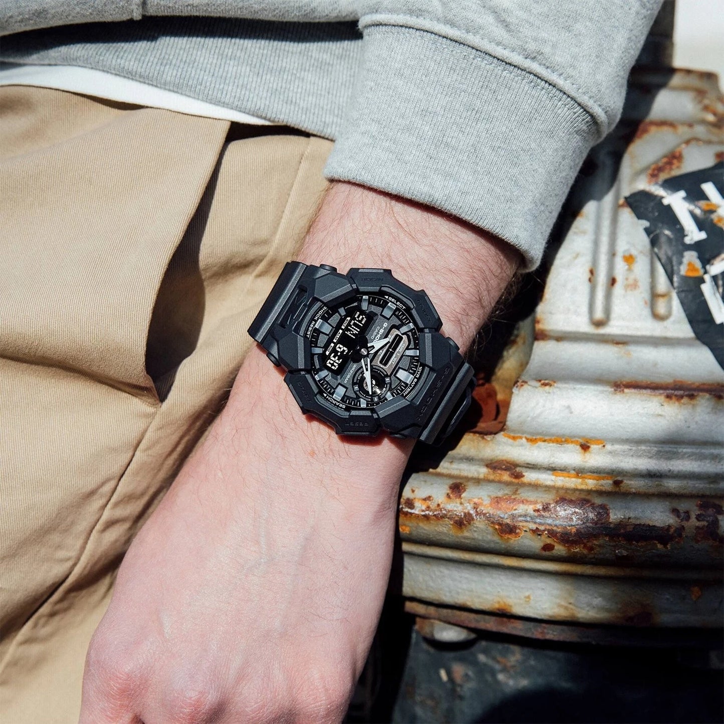 Casio G-SHOCK GA-010-1A1DR Black Analog-Digital Watch