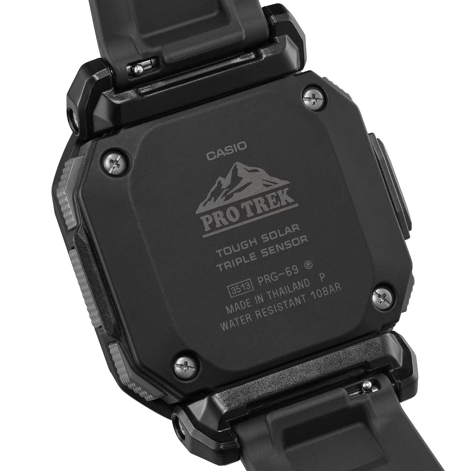 Casio PRO TREK PRG-69-1DR Black Tough Solar Digital Watch