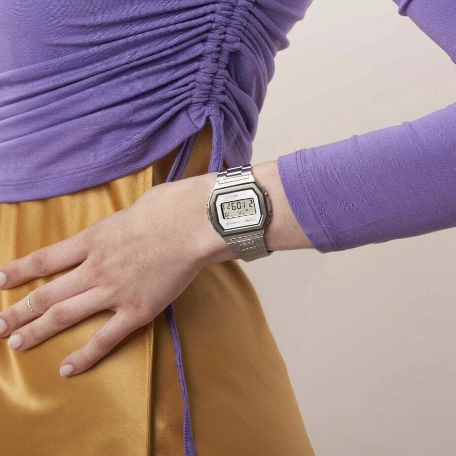 Casio Vintage A1000D-7EF Silver Digital Watch