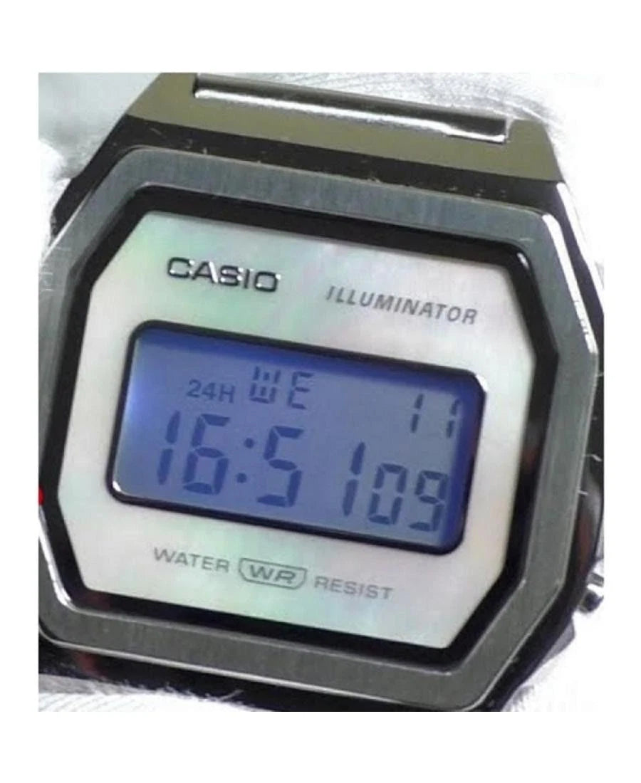 Casio Vintage A1000D-7EF Silver Digital Watch