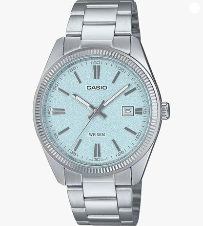 Casio MTP-1302DA-2A2VDF Men’s Light Blue Dial Watch