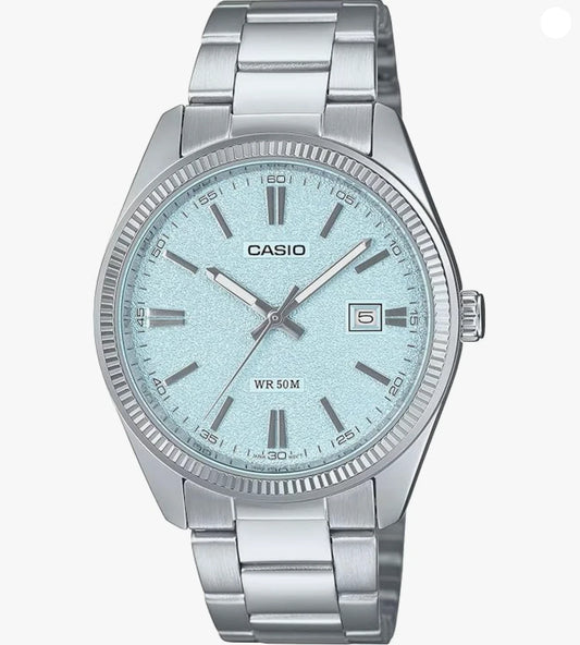 Casio MTP-1302DA-2A2VDF Men’s Light Blue Dial Watch