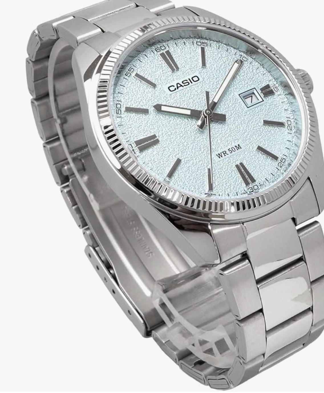Casio MTP-1302DA-2A2VDF Men’s Light Blue Dial Watch