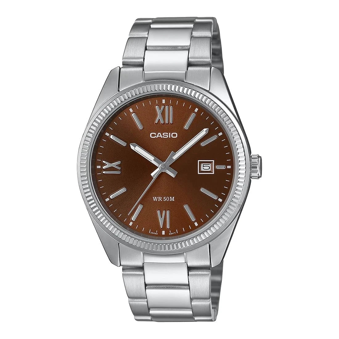 Casio MTP-1302DD-5AVDF Men’s Brown Dial Steel Watch