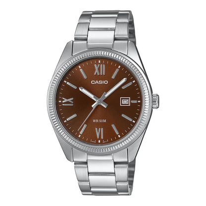 Casio MTP-1302DD-5AVDF Men’s Brown Dial Steel Watch