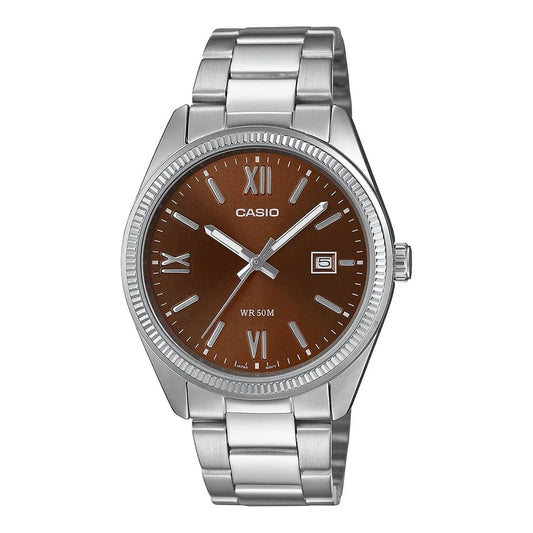 Casio MTP-1302DD-5AVDF Men’s Brown Dial Steel Watch